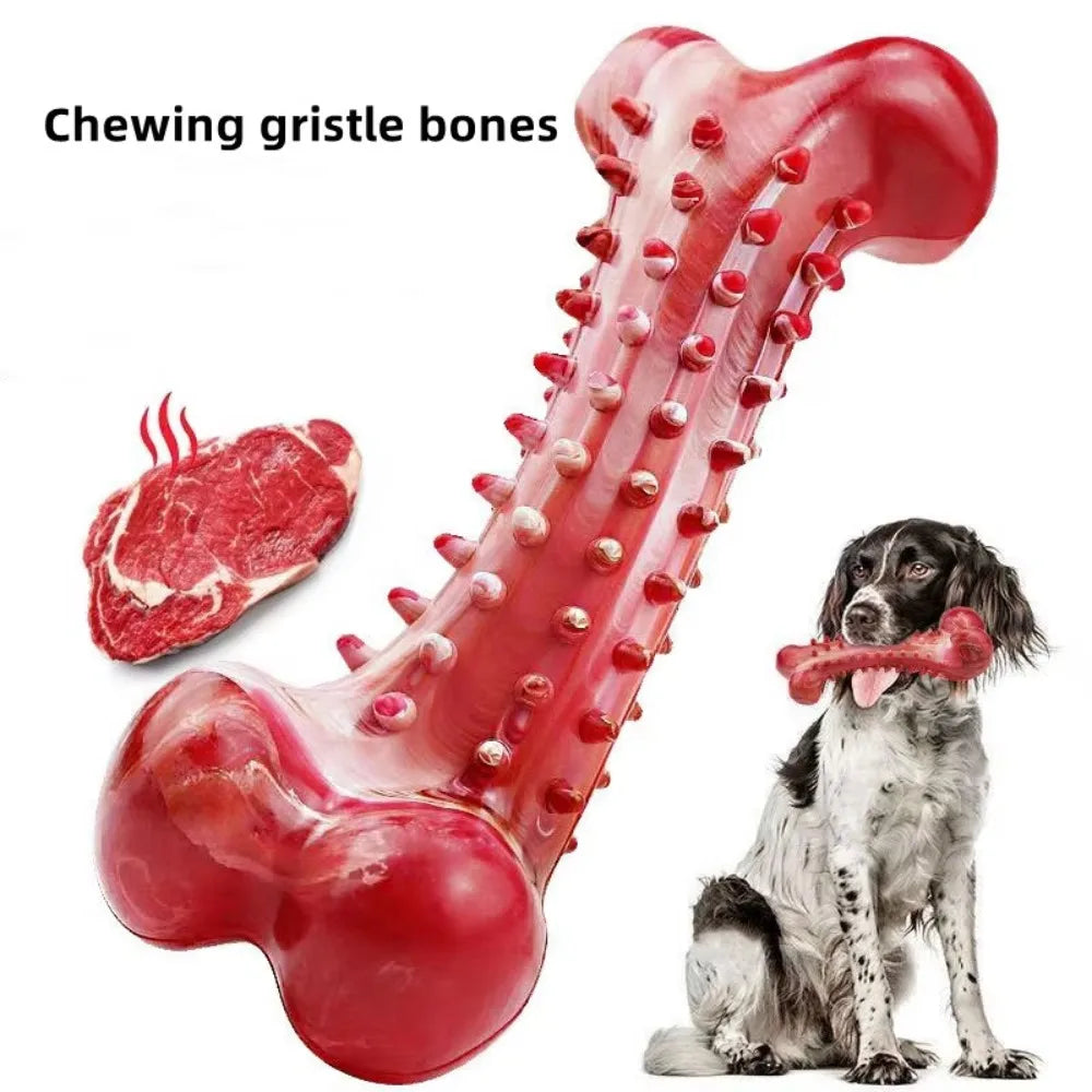 Jouets pour chiens, affûtage des dents, nettoyage des os de chien, entraînement en caoutchouc naturel, jouets à mâcher rigides et durables pour chiens de taille moyenne et grande, fournitures pour animaux de compagnie